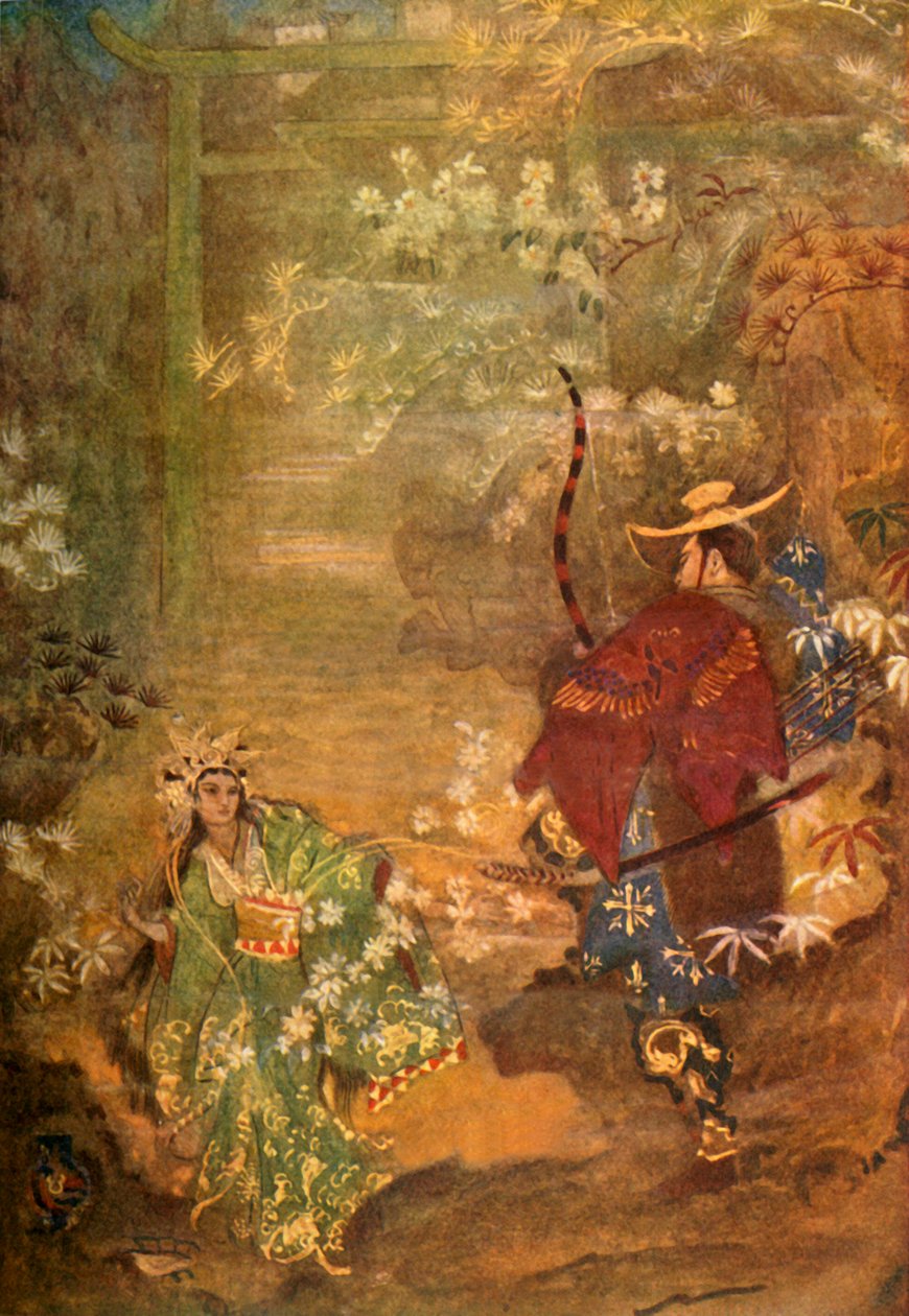 "Hoori és a tenger Isten lánya", 1912. alkotó: Evelyn Paul