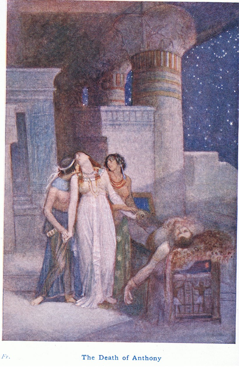 Anthony halála (színes litó) alkotó: Evelyn Paul