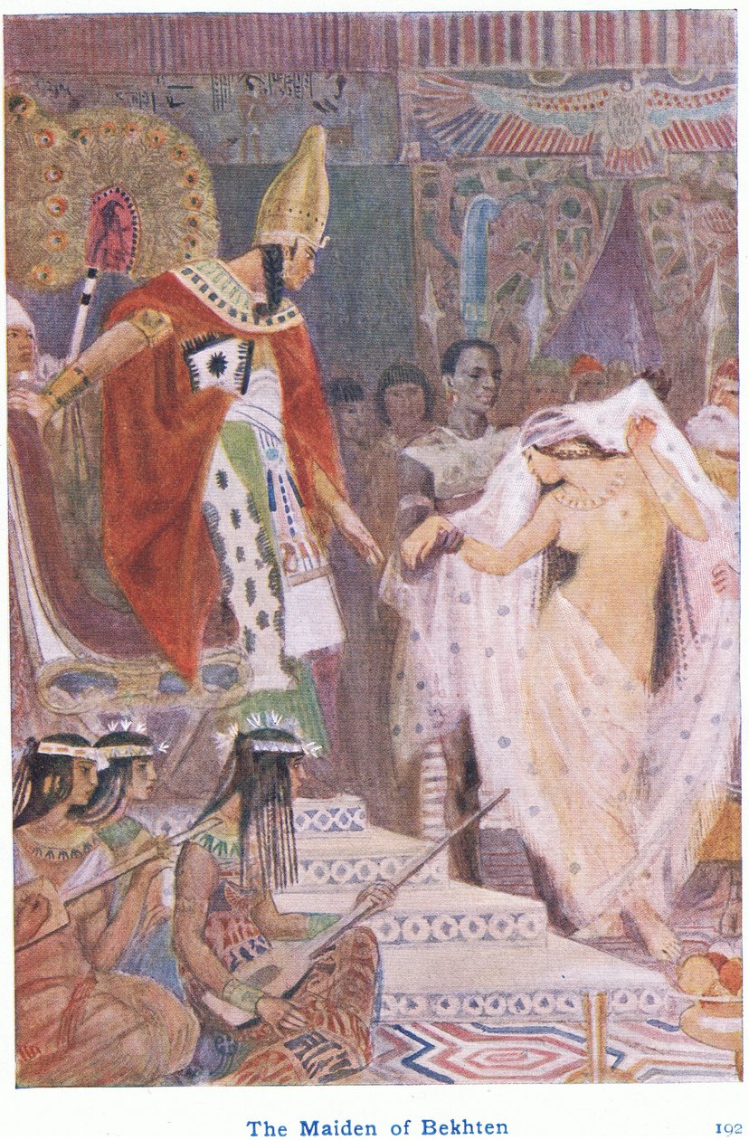 Bekhten leányzója (színes litó) alkotó: Evelyn Paul