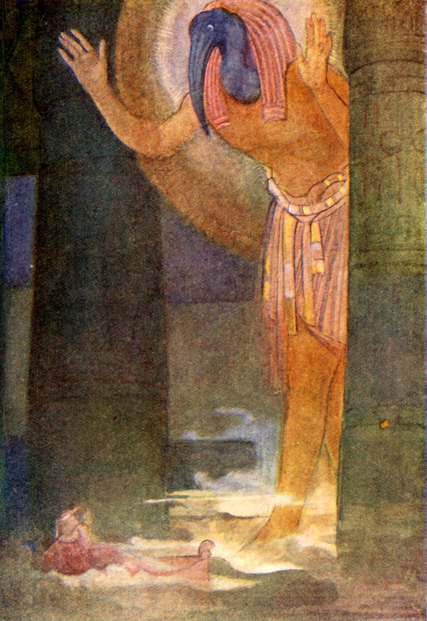 "Thoth és a főmágus", 1915. alkotó: Evelyn Paul