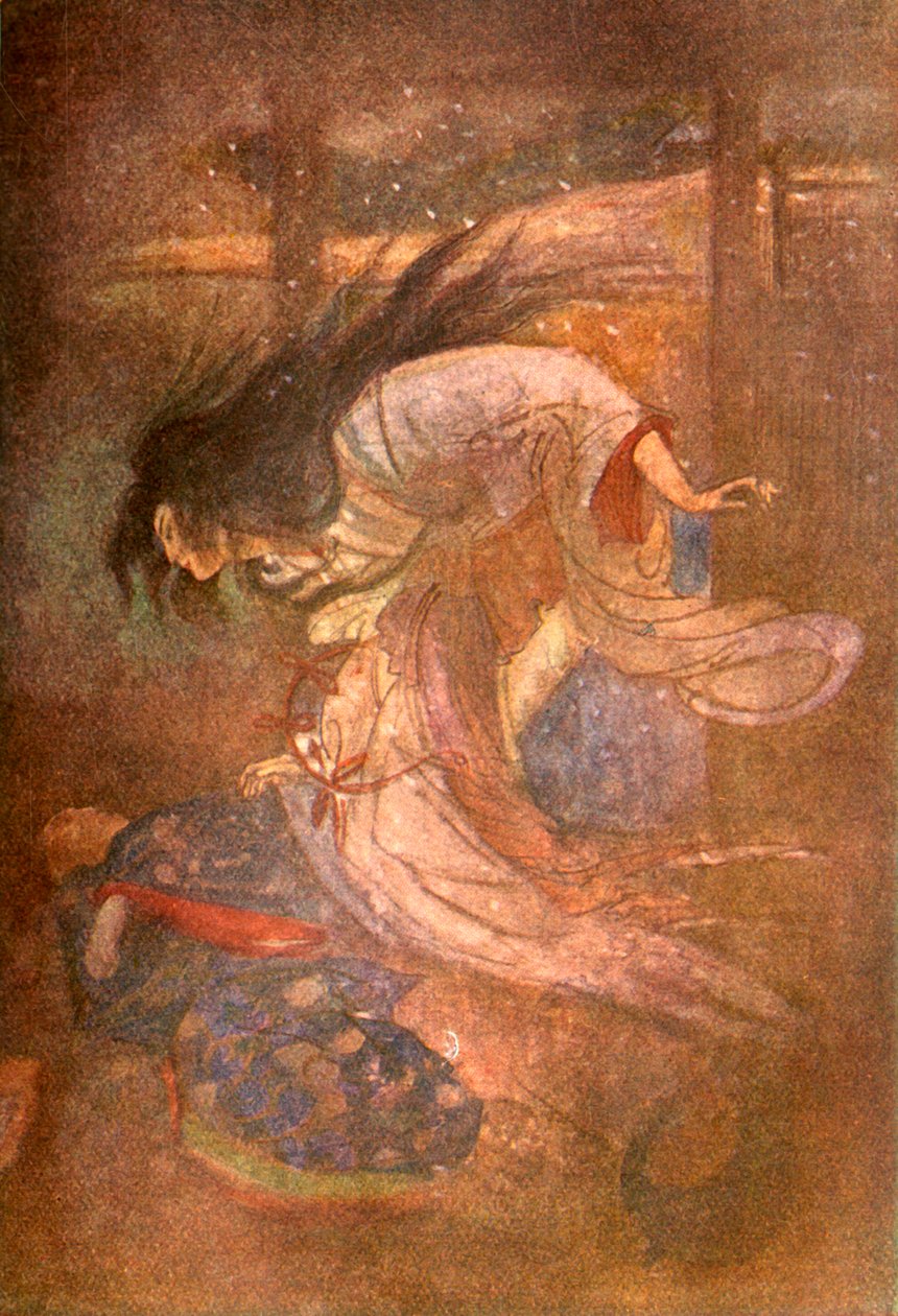 Yuki-Onna, a hó asszonya, 1912. alkotó: Evelyn Paul