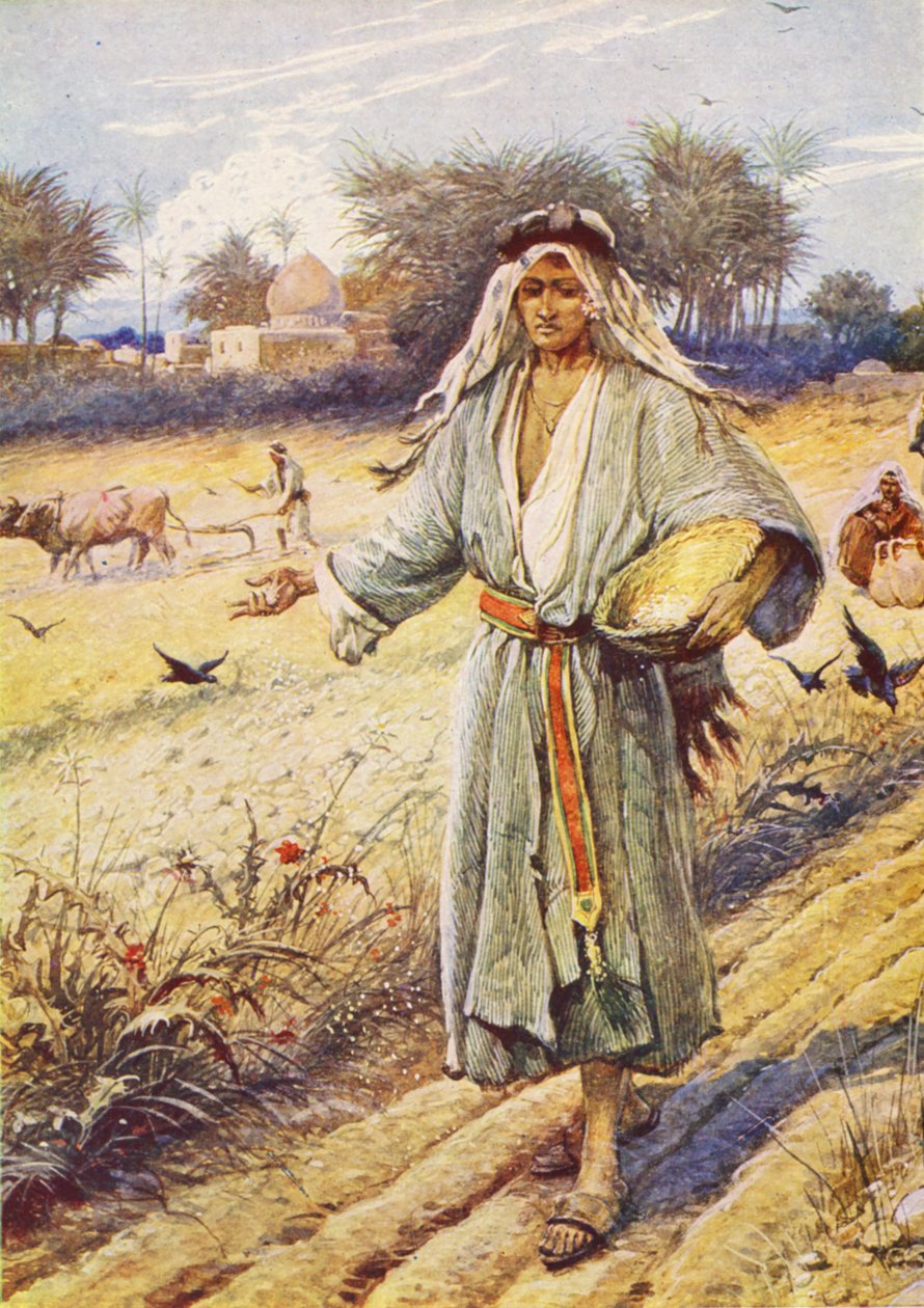 A Sower Went Forth Wow to Sow (színes litográfia) alkotó: Evelyn Stuart Hardy