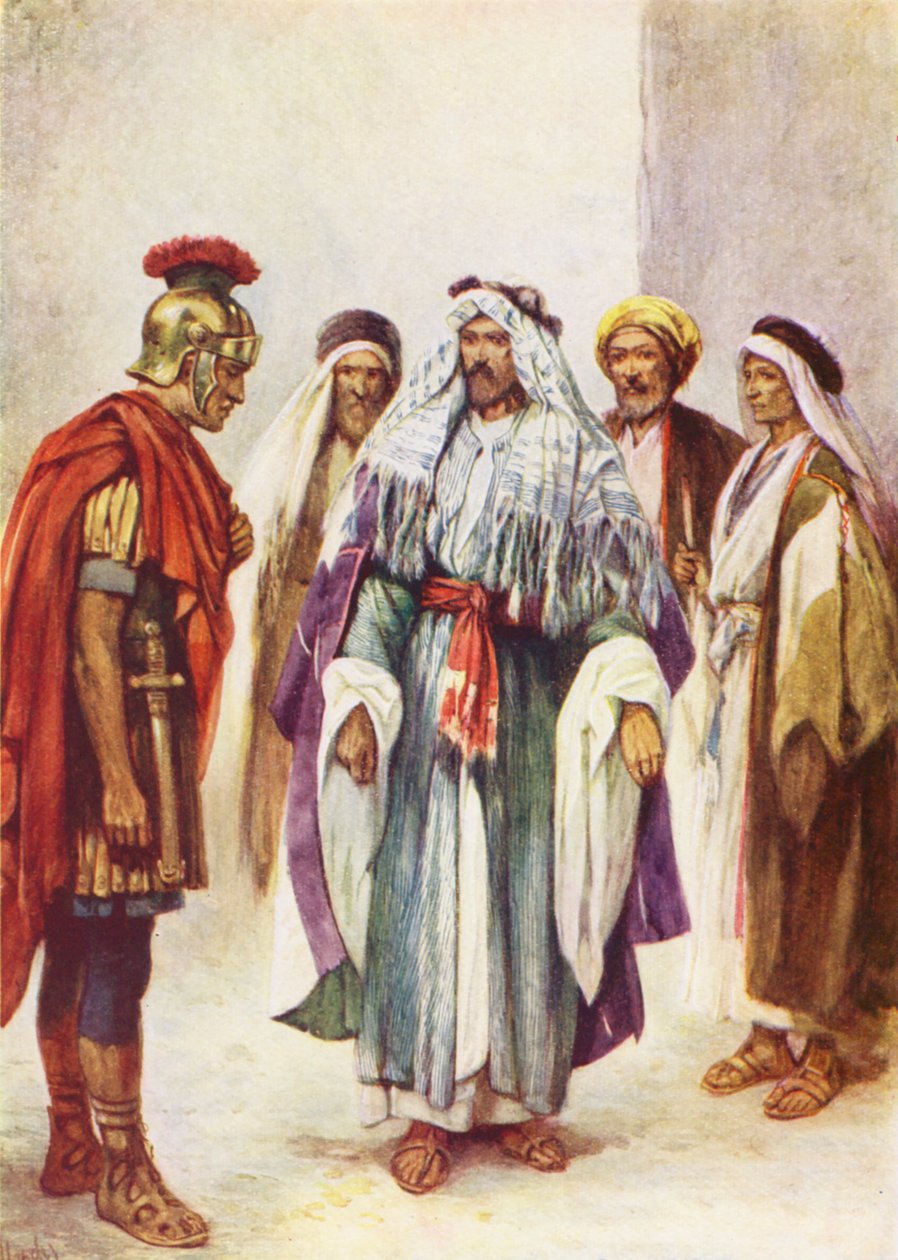 Jézus és a százados (színes litográfia) alkotó: Evelyn Stuart Hardy