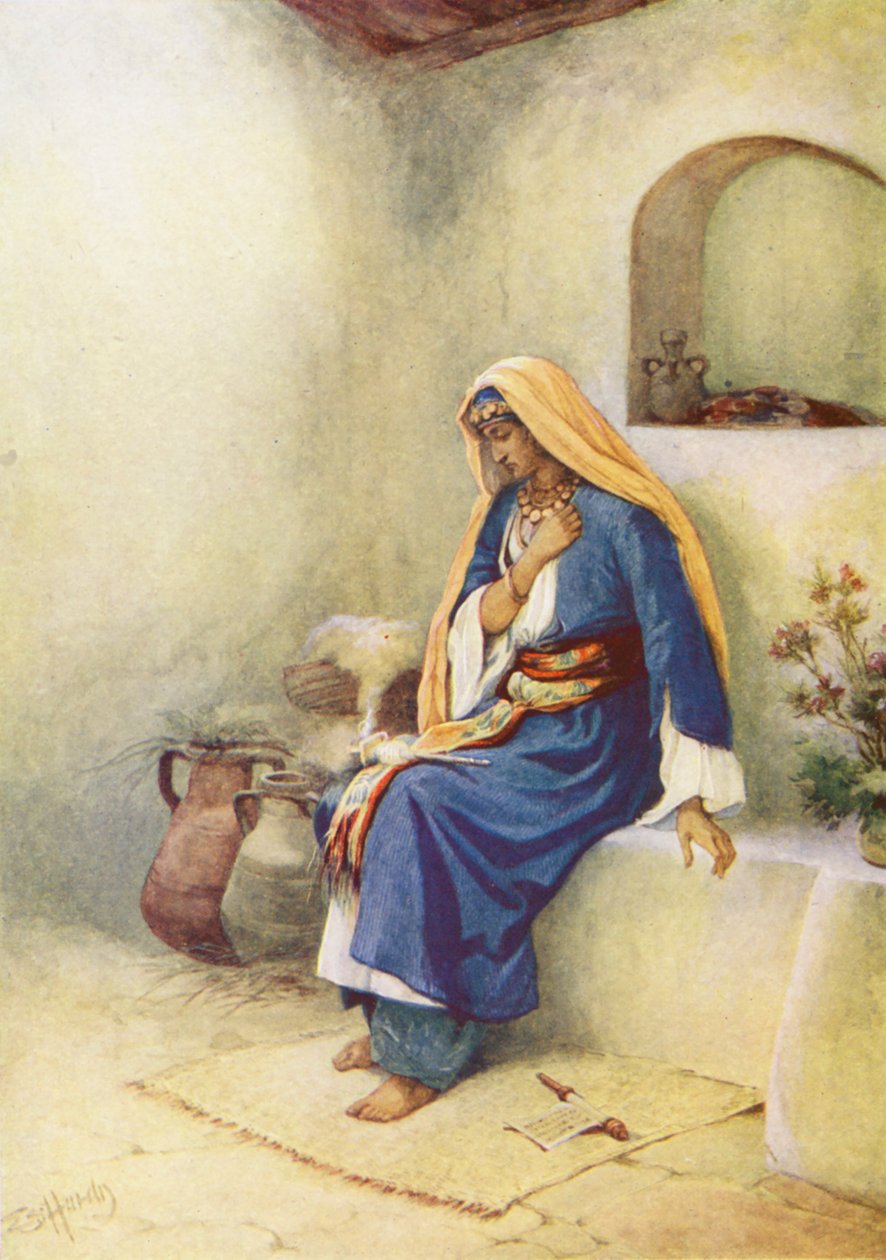 Mária látomása (színes litográfia) alkotó: Evelyn Stuart Hardy