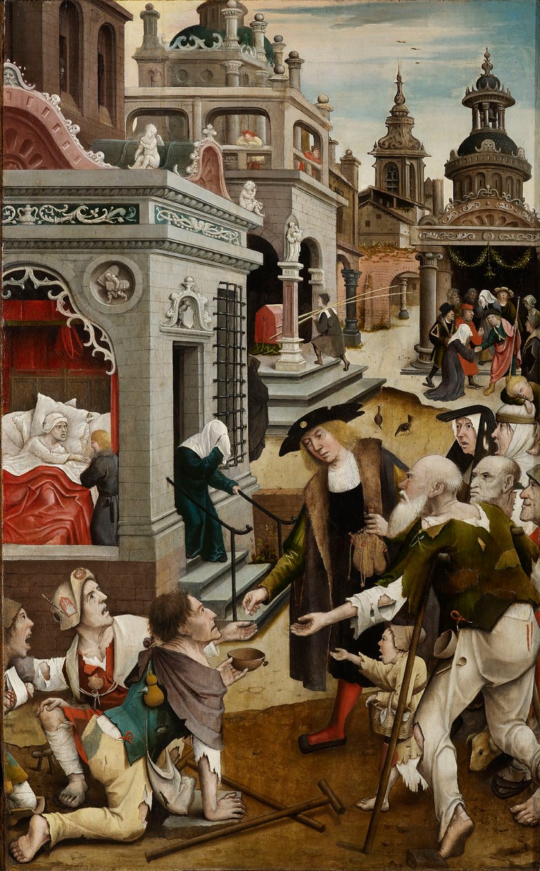 Jelenet Saint Roch életéből, 1517. alkotó: Everaert Orley