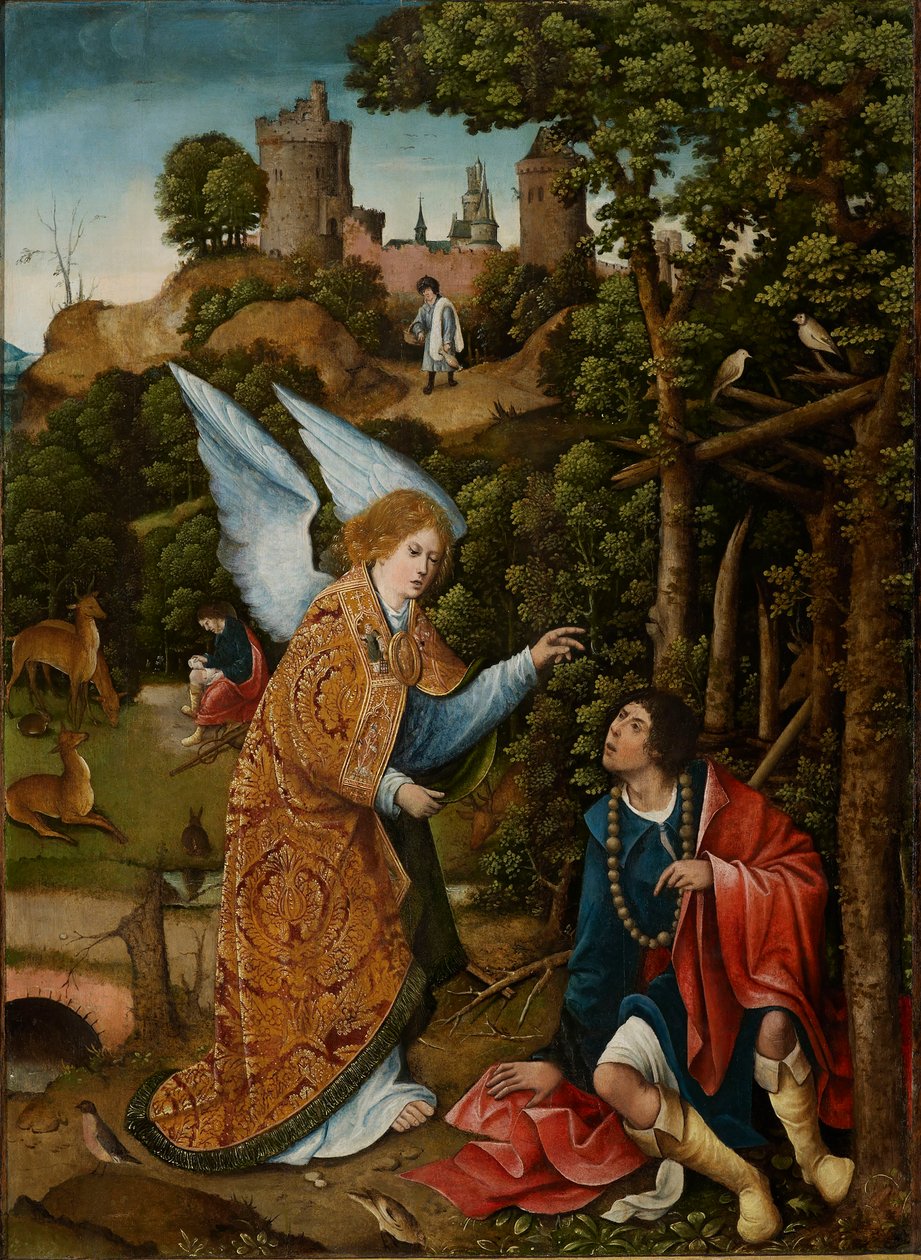 Jelenet Saint Roch életéből, 1517. alkotó: Everaert Orley