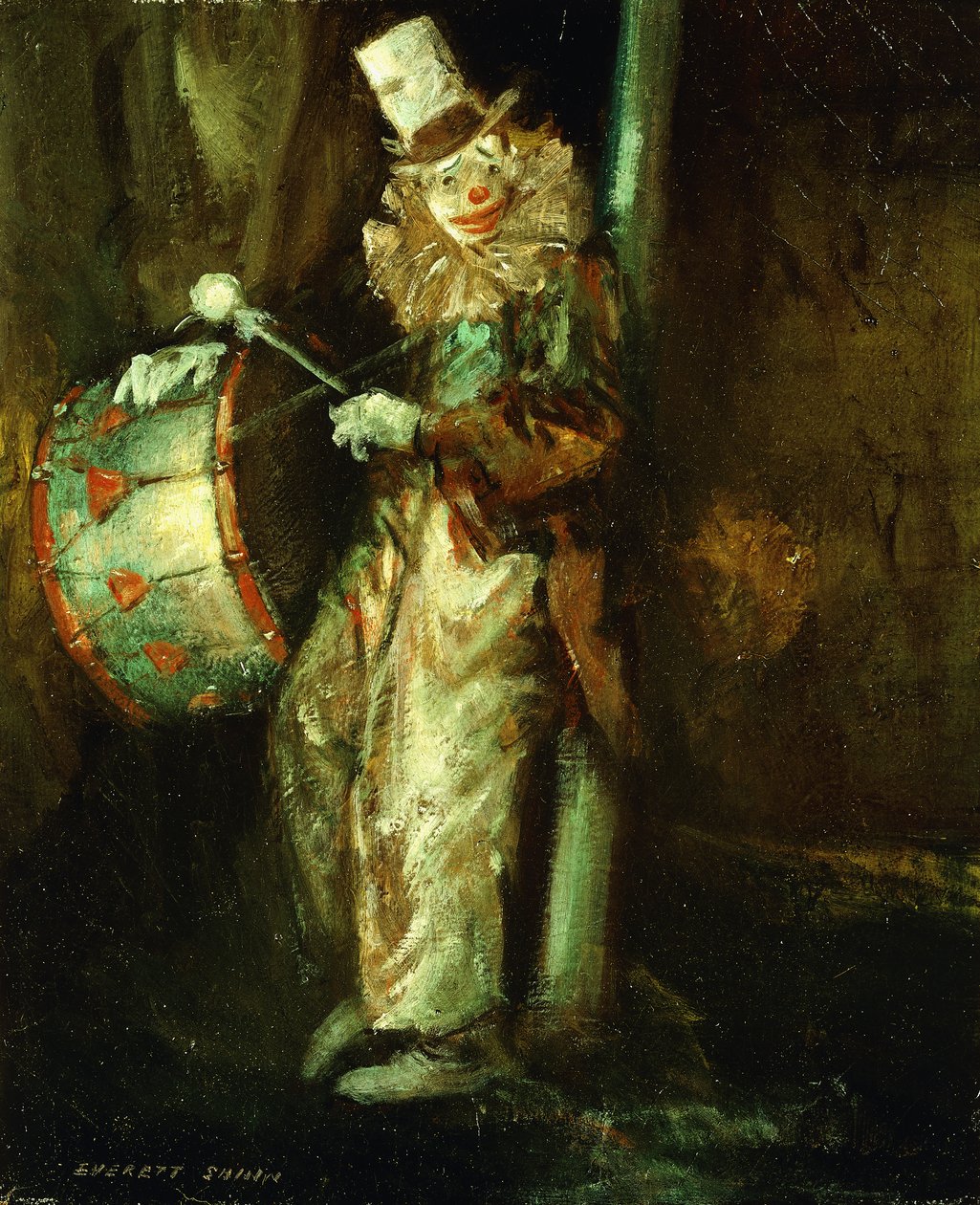 Bohóc dobolással alkotó: Everett Shinn