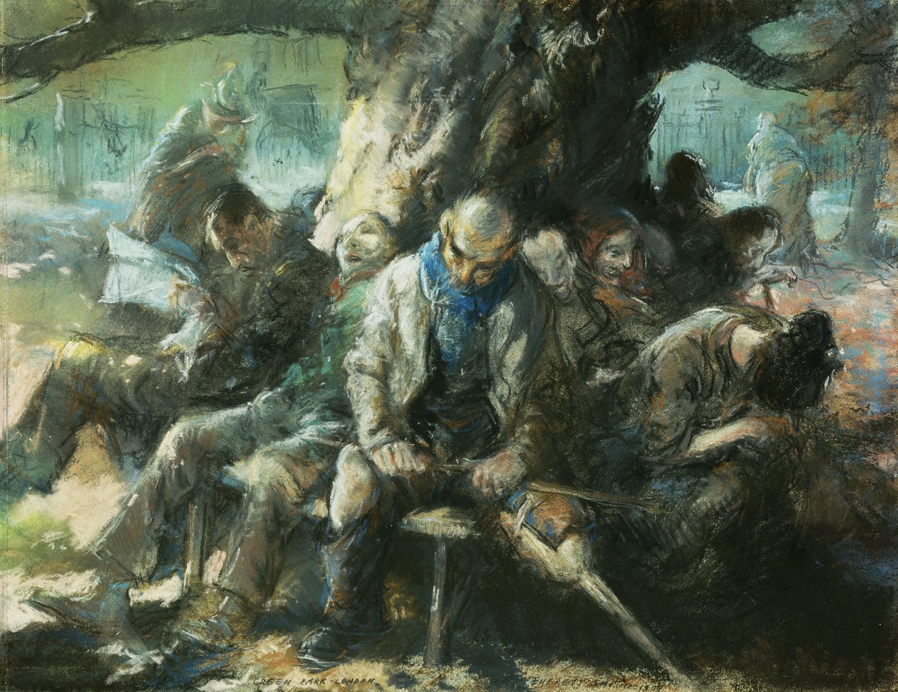 Green Park, London alkotó: Everett Shinn