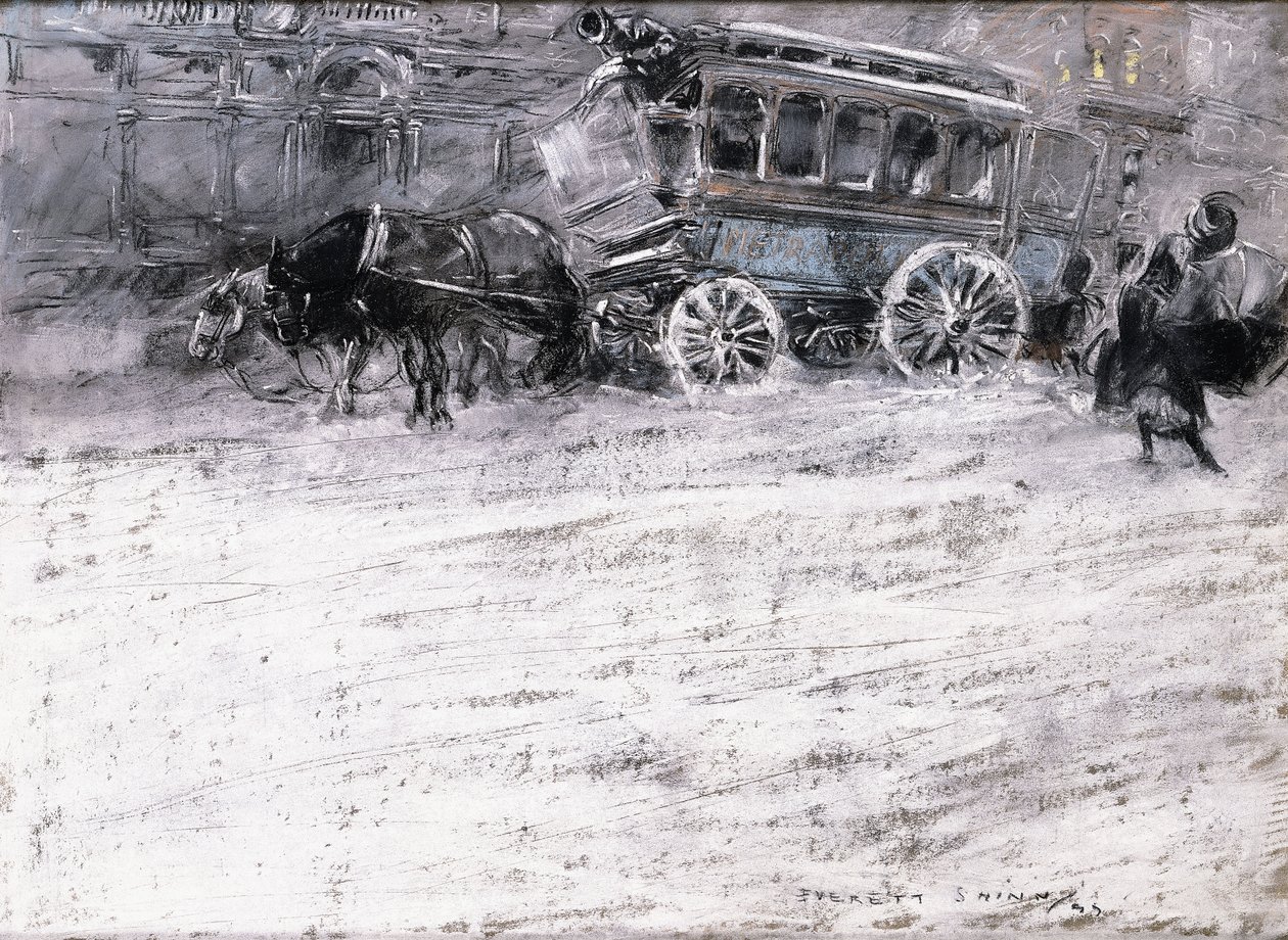Lóvontatású busz alkotó: Everett Shinn