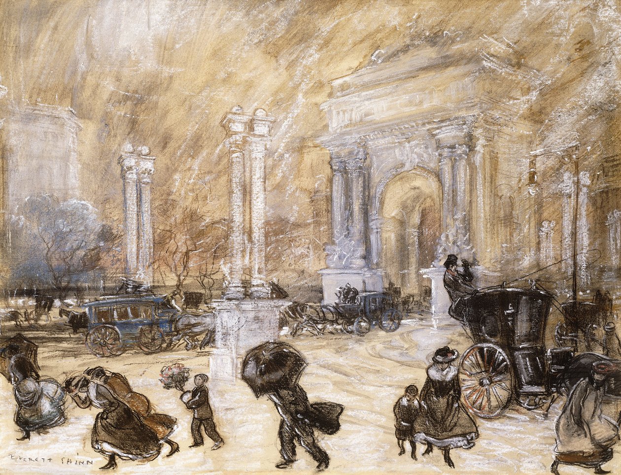 A Dewey Arch, Madison Square alkotó: Everett Shinn