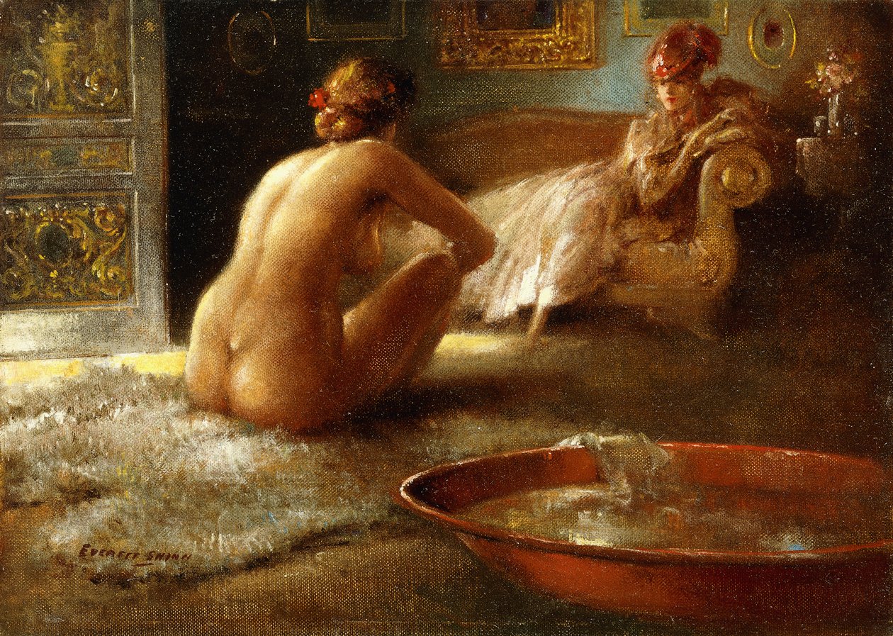 A kukkoló és a fürdőzője alkotó: Everett Shinn