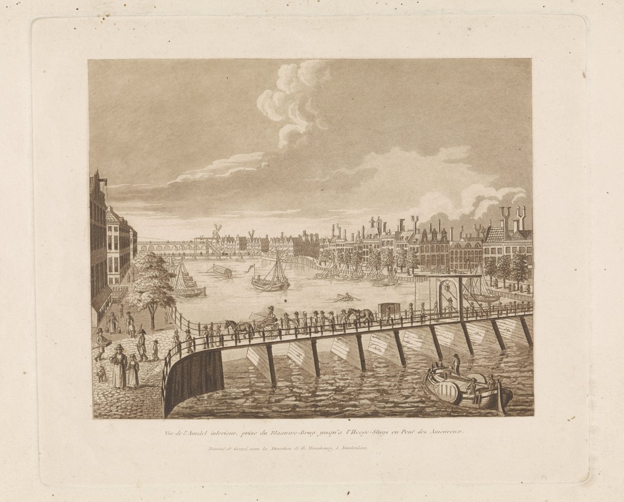 Kilátás a Binnen-Amstelre, Amszterdam Vue de l