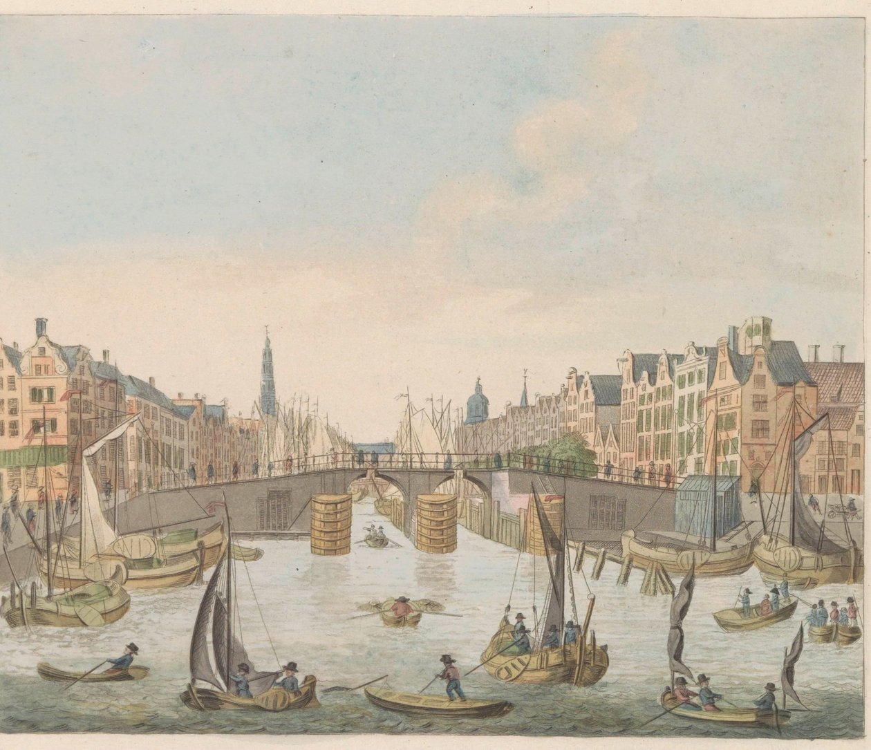 Kilátás az Új hídra, kb. 1810-1813 Vue du Pont-Neuf, prize de l