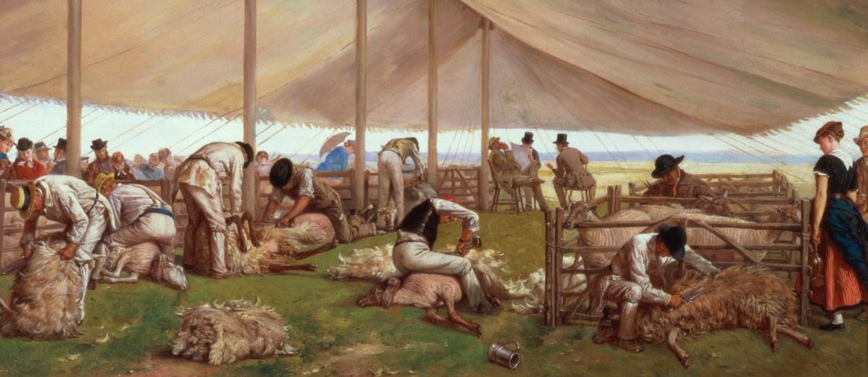 A juhnyíró gyufa, 1875 alkotó: Eyre Crowe