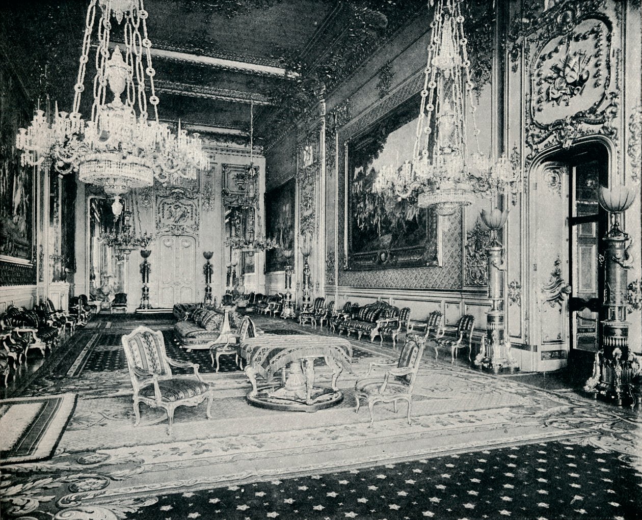 The Grand Reception Room, Windsor Castle, 1899, 1901 alkotó: Eyre and Spottiswoode
