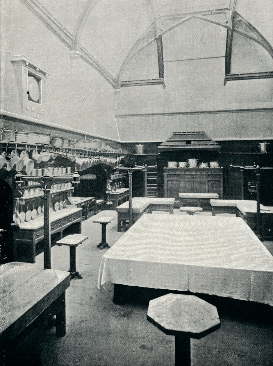 A királyi konyha a windsori kastélyban, 1899, 1901 alkotó: Eyre and Spottiswoode