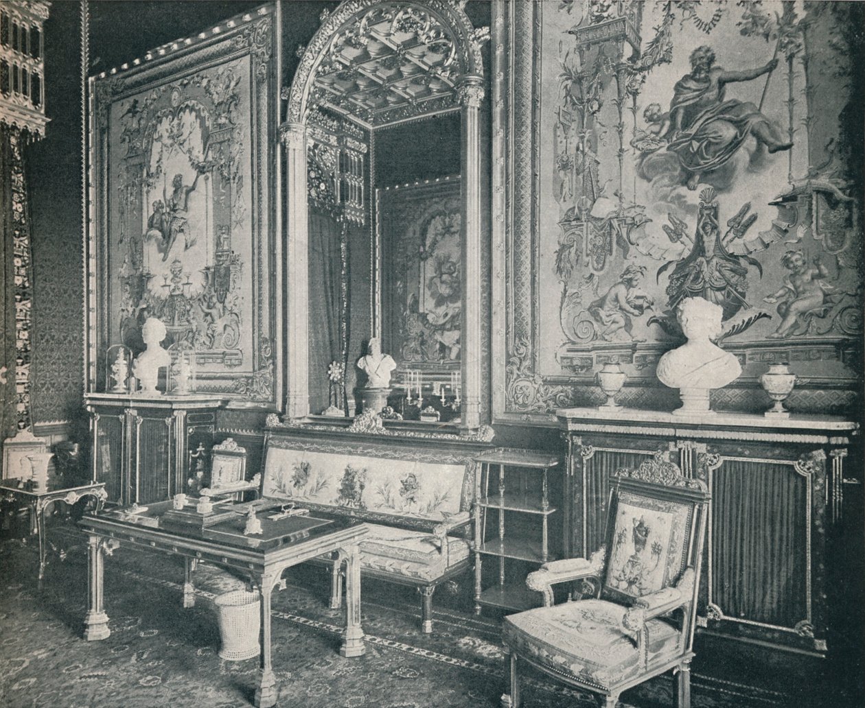 A gobelinszoba a windsori kastélyban, 1899, 1901 alkotó: Eyre and Spottiswoode