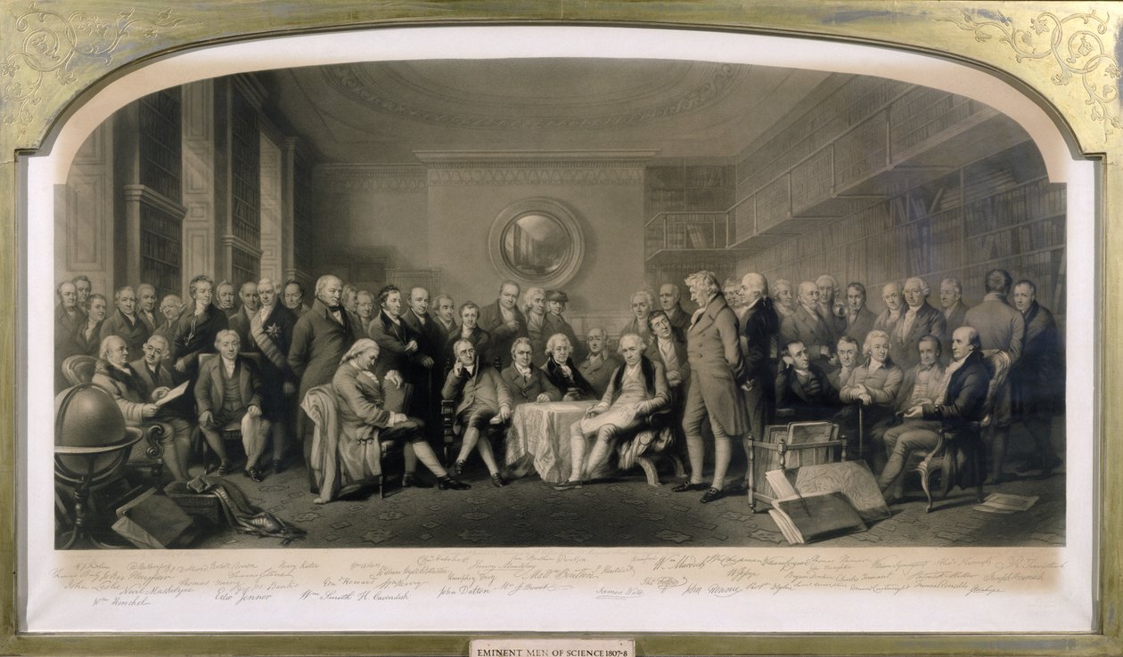 Eminent Men of Science, 1807-08, összeállítás a Királyi Intézet könyvtárában, 1862. június 4. alkotó: F and Walker, William Skill