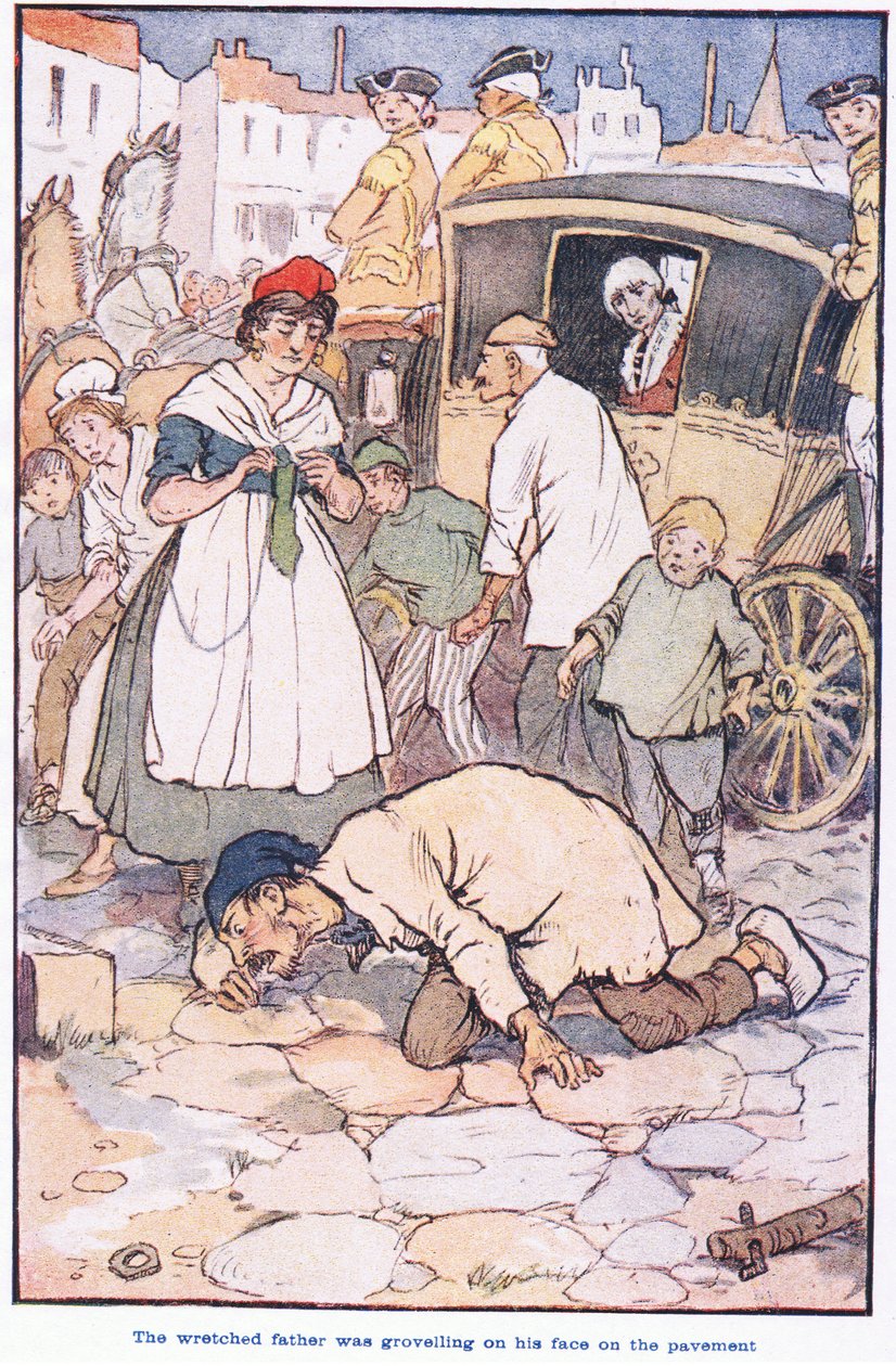 A nyomorult apa arca nyargalt a járdán alkotó: F. M. B. Blaikie