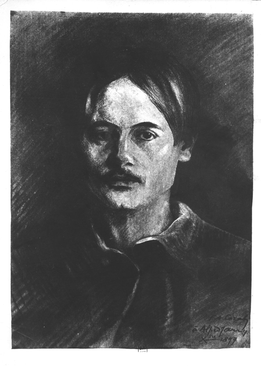 Alfred Jarry (1873-1907) portréja 1899 alkotó: F.A. Cazals
