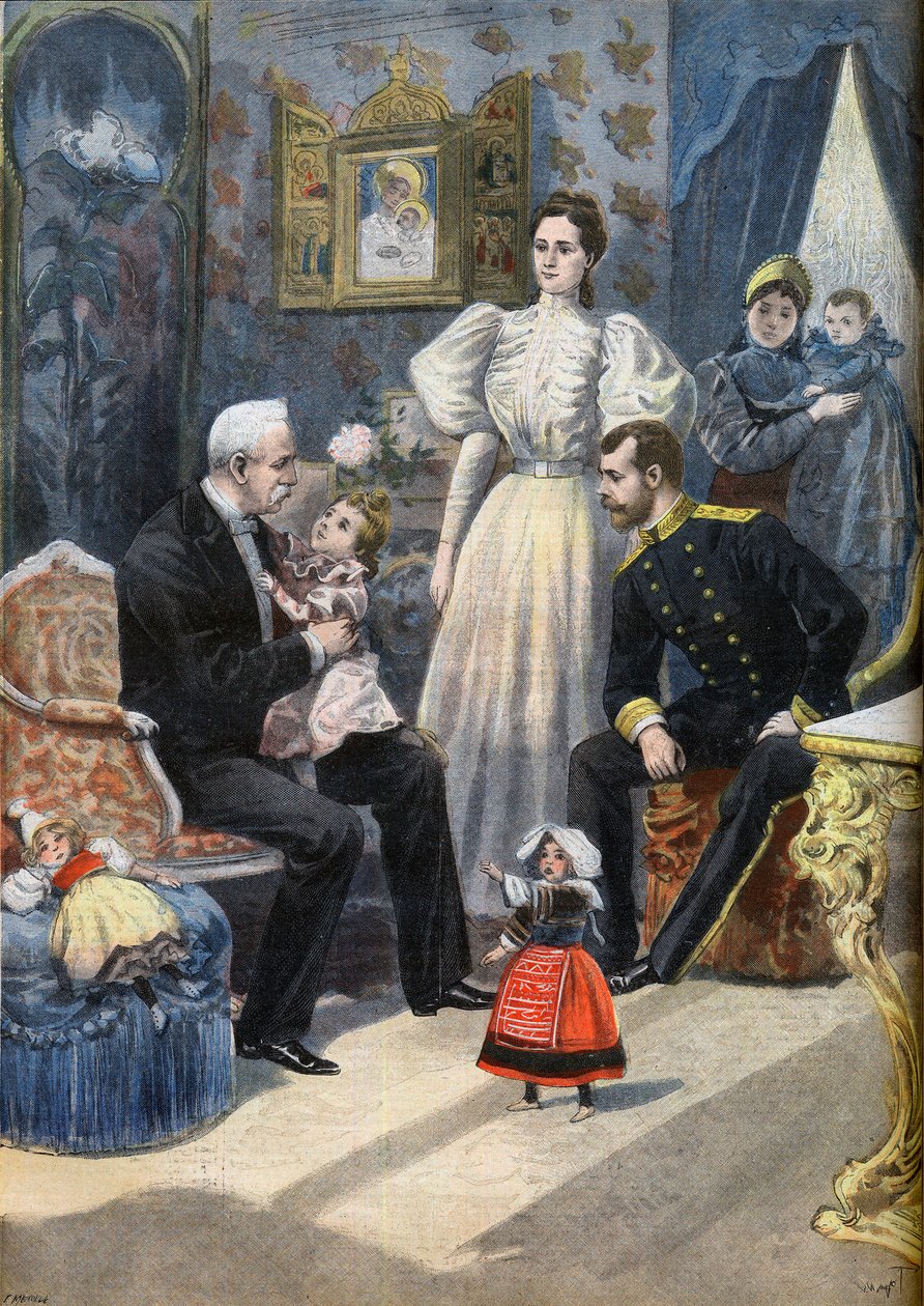 Felix Faure angol elnök látogatása Oroszországban alkotó: F.L. & Tofani Oswaldo (1849 1915) Meaulle