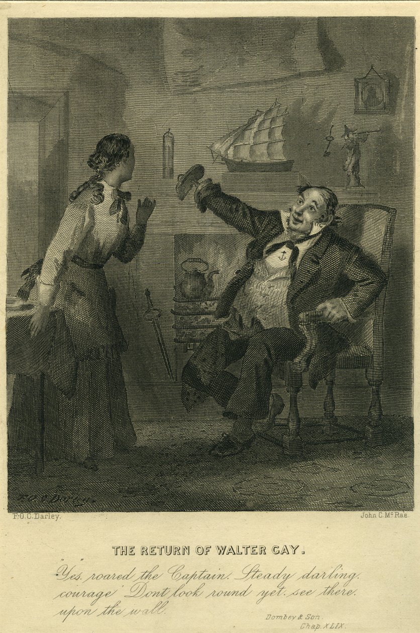 Dombey und Son: Walter Gay visszatérése alkotó: F.O.C. and McRae, C. John Darley