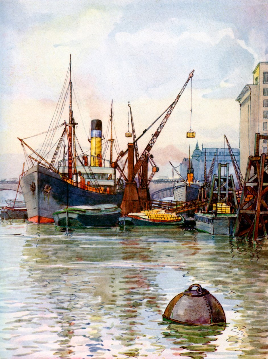 A londoni medence, 1924-1926 alkotó: FP Dickinson