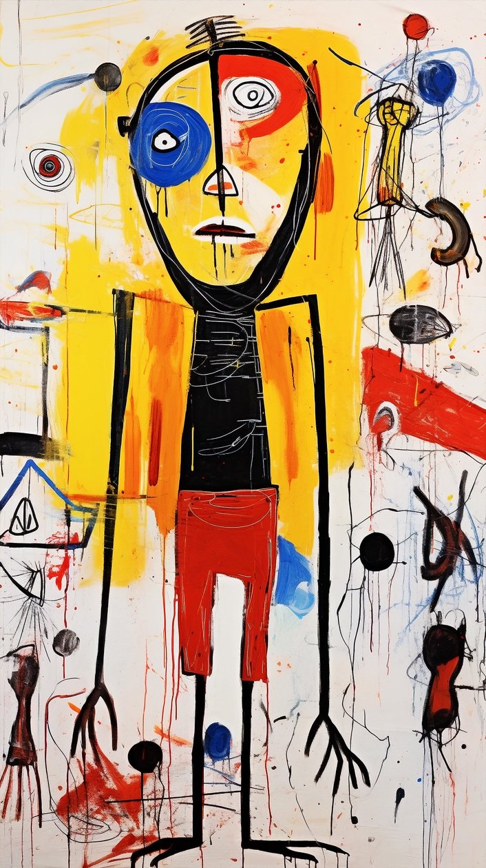 figuratív street art, Metamorfózis portré , kortárs fali dekoráció alkotó: F. Abderrahim