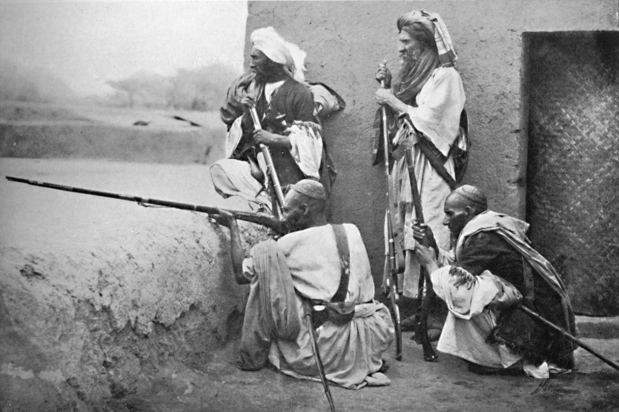 Afridis a hadiúton, 1902 alkotó: F. Bremner