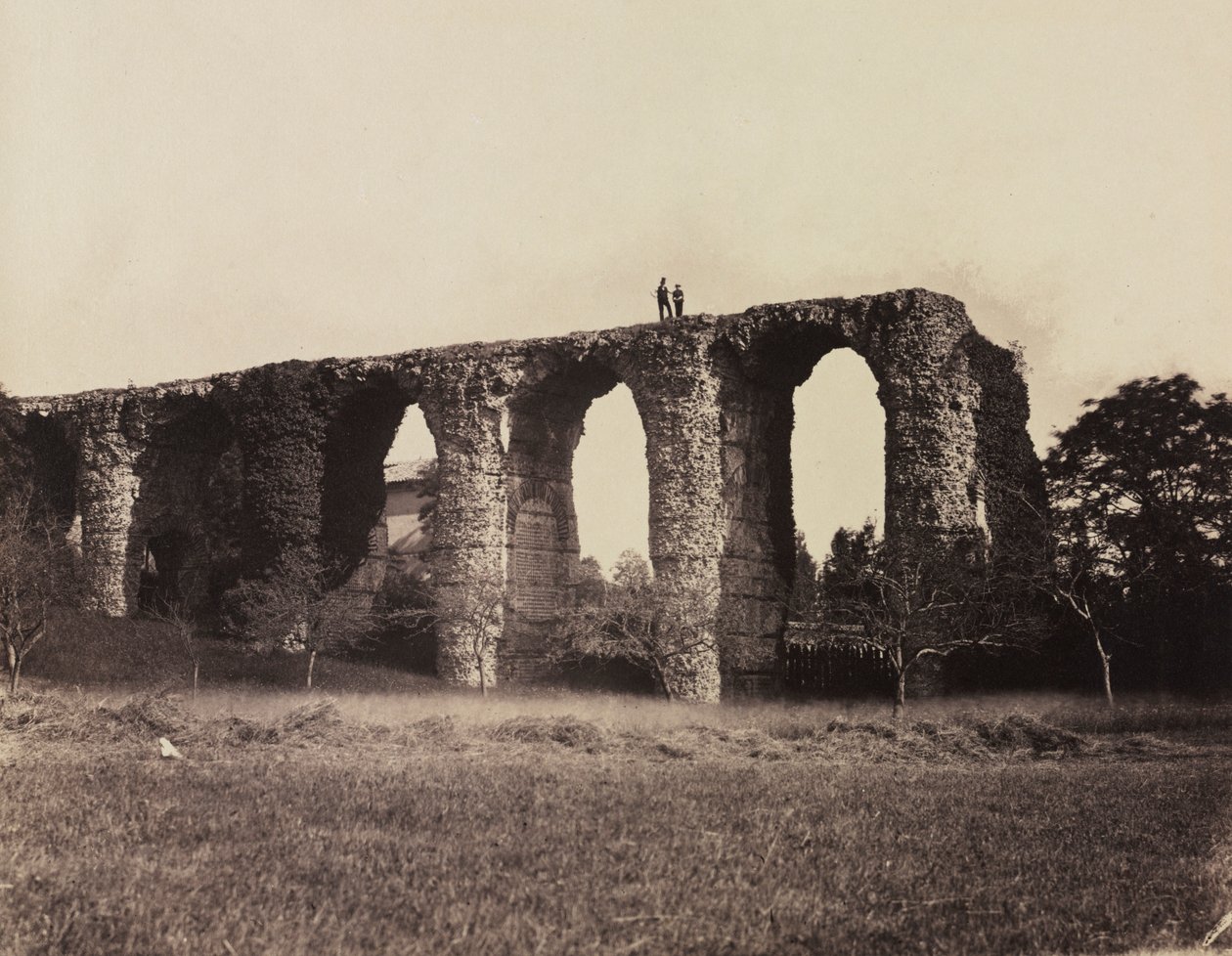 római vízvezeték, Beaunant, Franciaország, c. 1857. alkotó: F. Chabrol