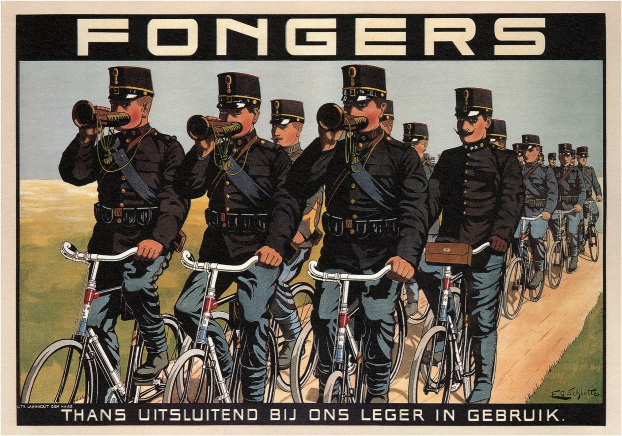 Fongers Cycles, 1915 alkotó: F. G. Schlette