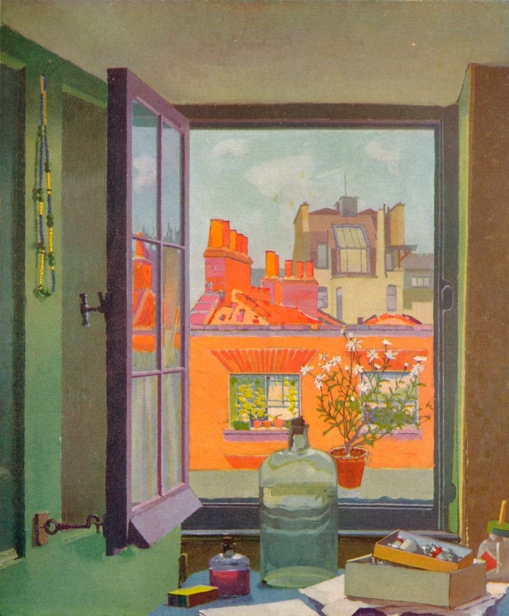 Egy ablak a Warren utcában, 1922 alkotó: F. Gregory Brown