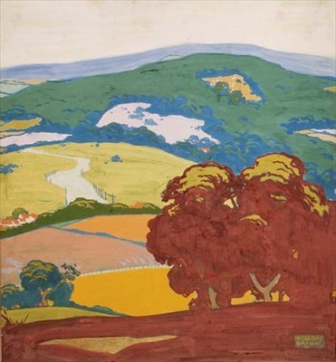 Plakát a londoni közlekedéshez (színes litho) alkotó: F. Gregory Brown