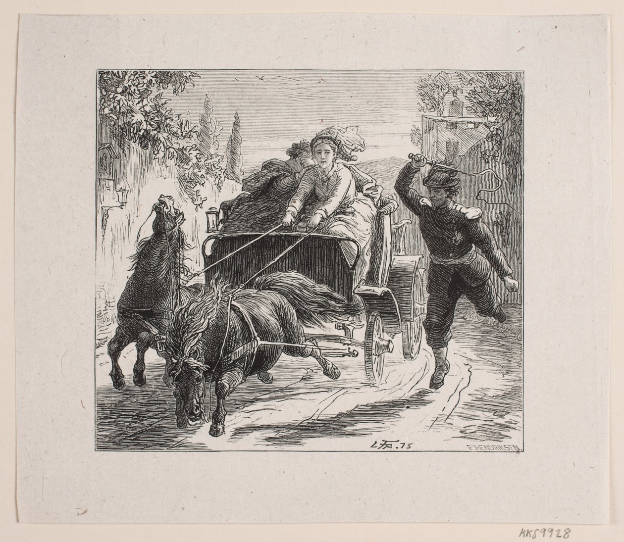 Illusztráció: Bjørnstjerne Bjørnson "Vázlat Olaszországból" alkotó: F. Hendriksen
