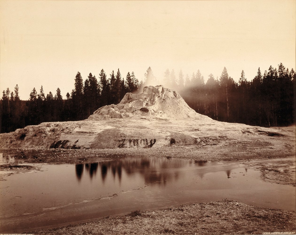 Castle Geyser-kúp, Yellowstone Nemzeti Park alkotó: F. Jay Haynes