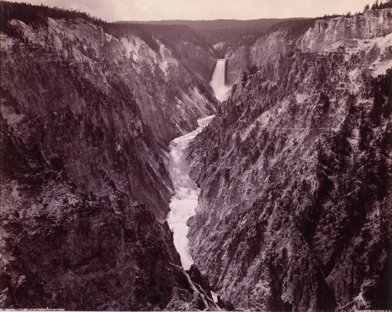 A Yellowstone Grand Canyon és a vízesések alkotó: F. Jay Haynes