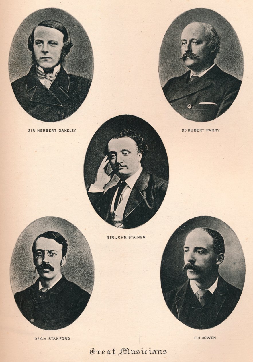 Nagy zenészek – XI. tábla, 1880, 1895 alkotó: F. Jenkins Heliog