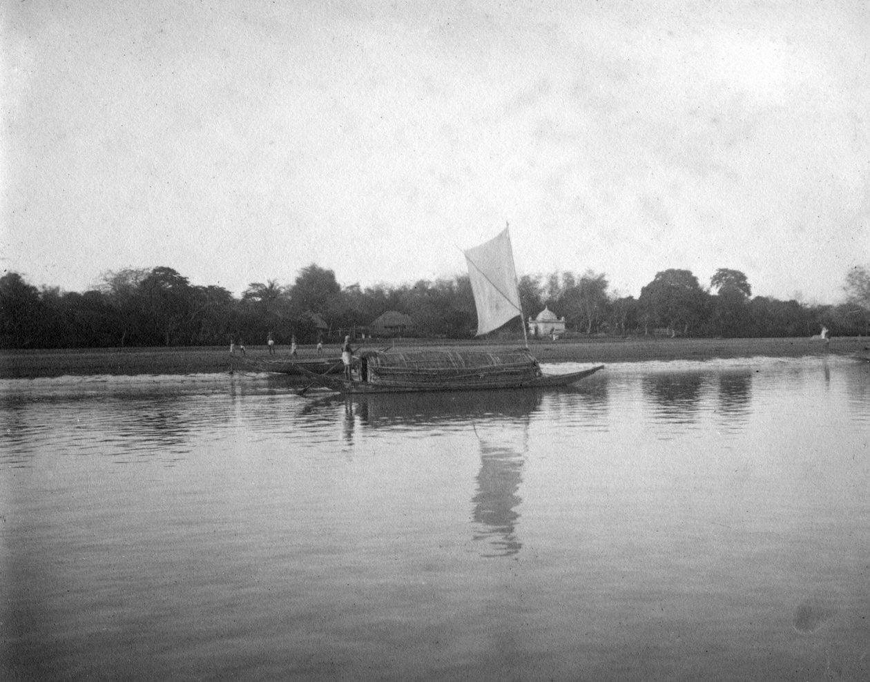 Hooghly River, Alipore, India, 1905-1906 alkotó: F. L. Peters