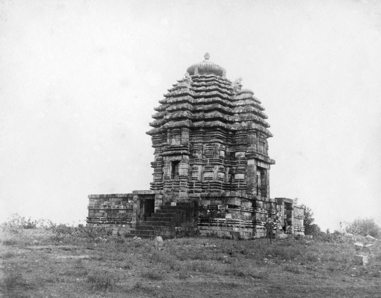 Lingaraj templom, Bhubaneswar, Orissa, India, 1905-1906 alkotó: F. L. Peters
