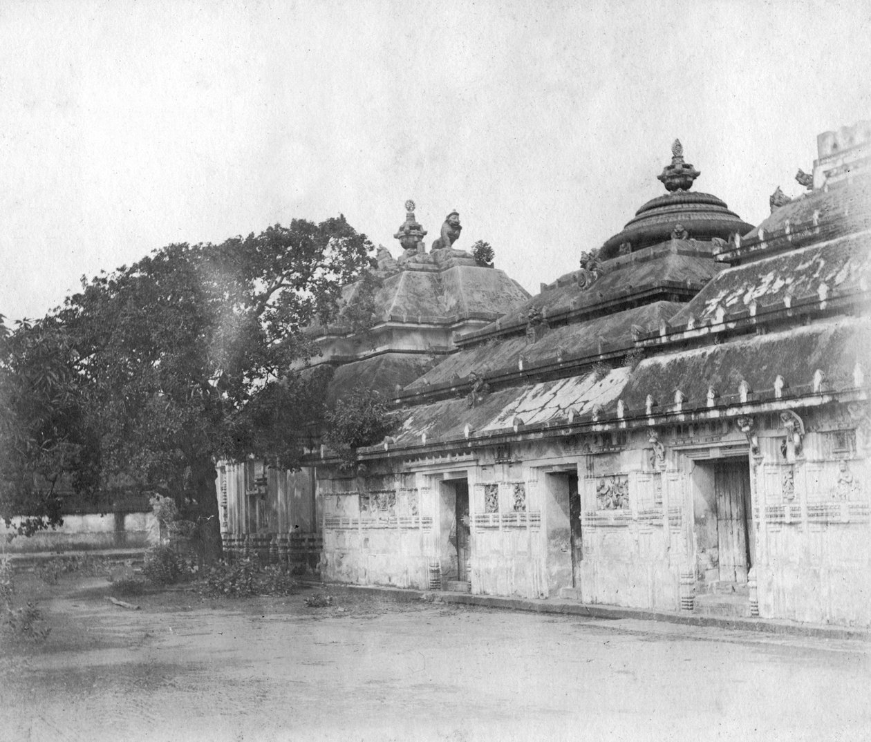 Lingaraj templom, Bhubaneswar, Orissa, India, 1905-1906 alkotó: F. L. Peters