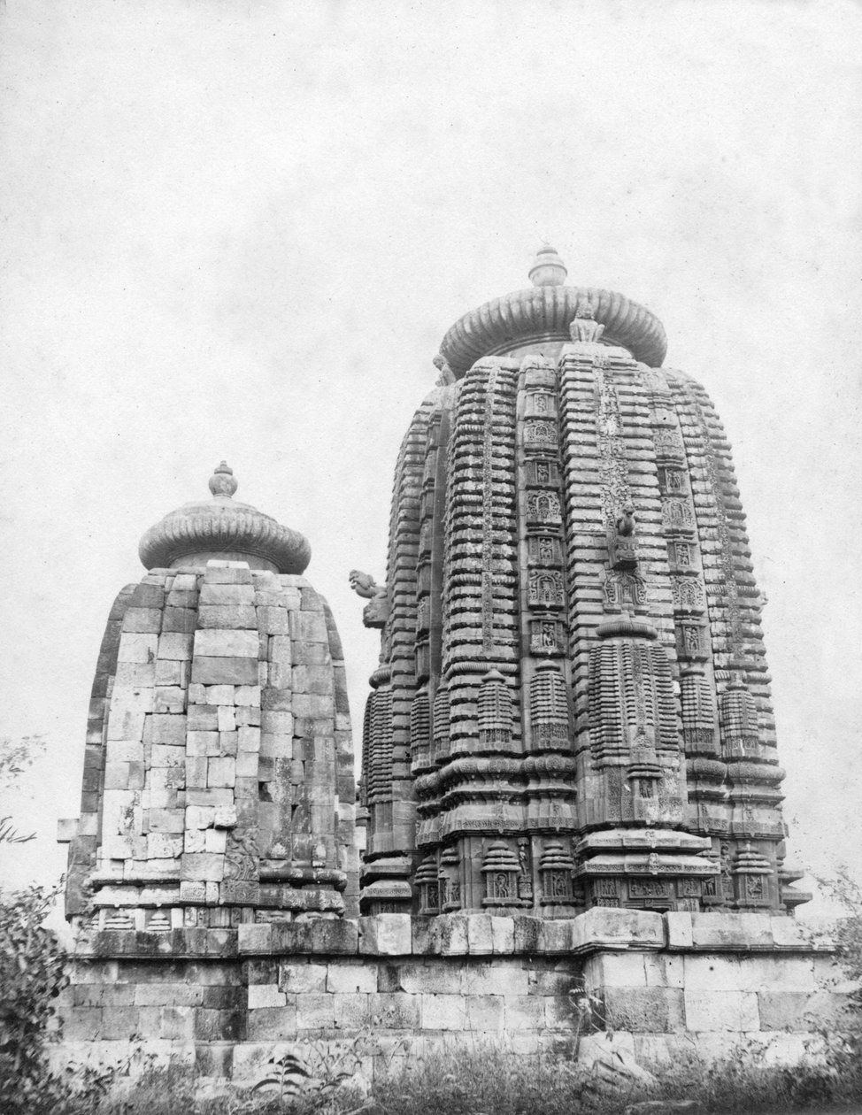 Lingaraj templom, Bhubaneswar, Orissa, India, 1905-1906 alkotó: F. L. Peters