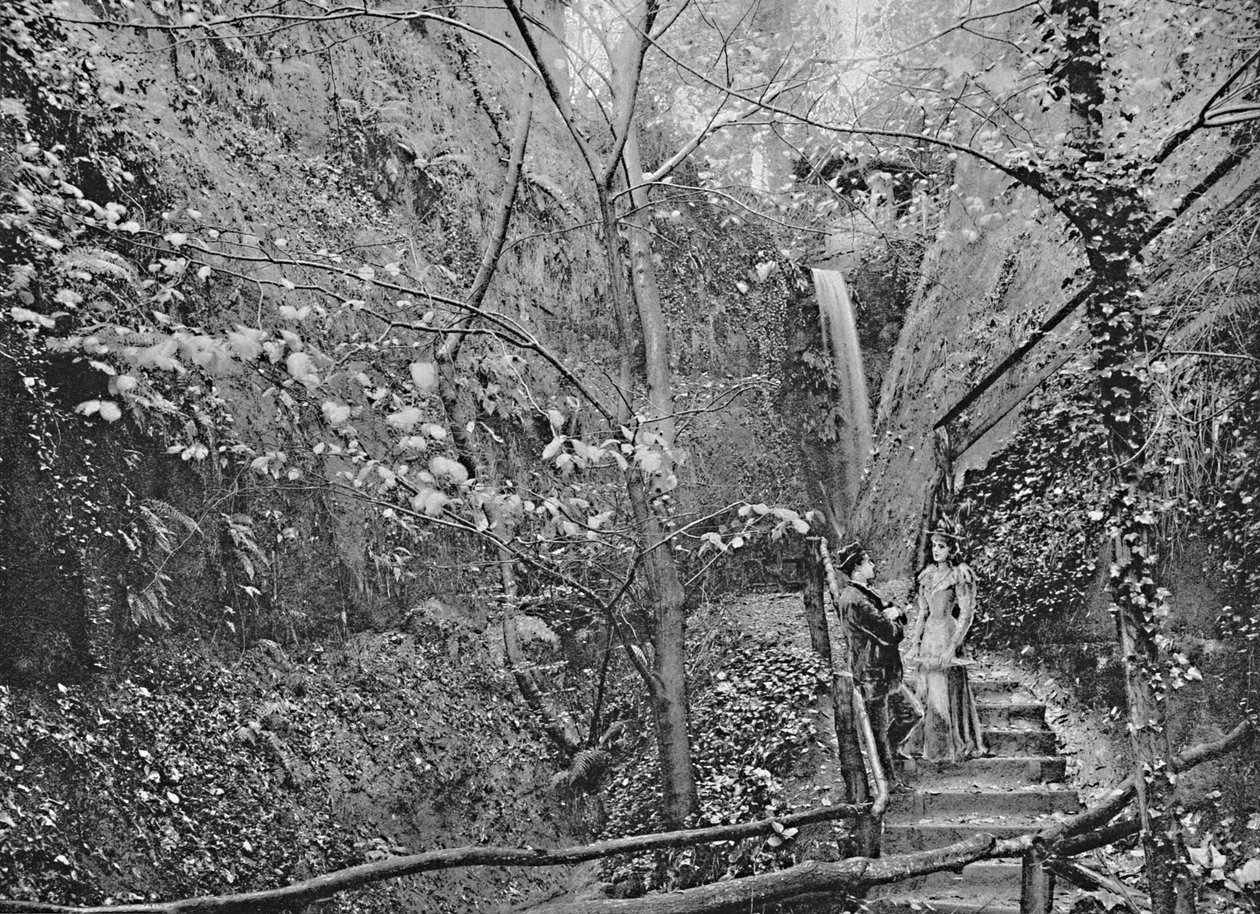 Shanklin Chine, 1896 alkotó: F. N. Broderick