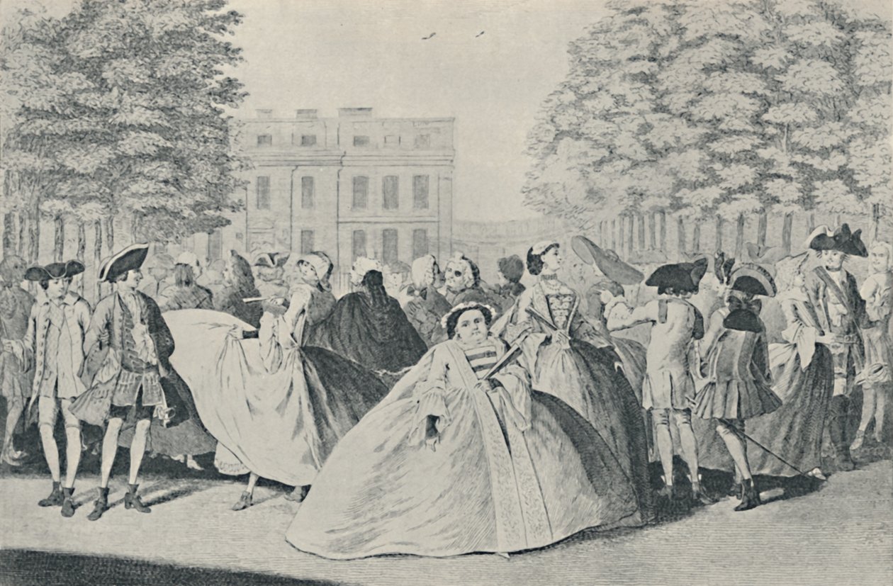 Divatos ízlés, 1745, 1920 alkotó: F. Patton