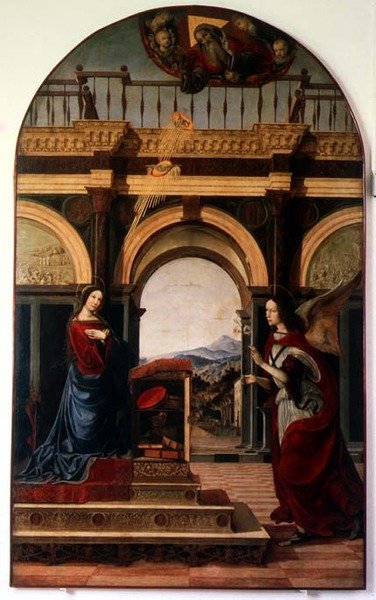 Annunciation alkotó: F. and Scacceri A. Bianchi Ferrari
