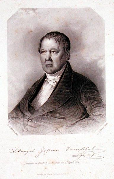 Wenzel Johann Tomaschek (1774-1850) portréja, amelyet Albert Henry Payne (1812-1902) metszett (metszet) alkotó: F. T. (after) Mayer