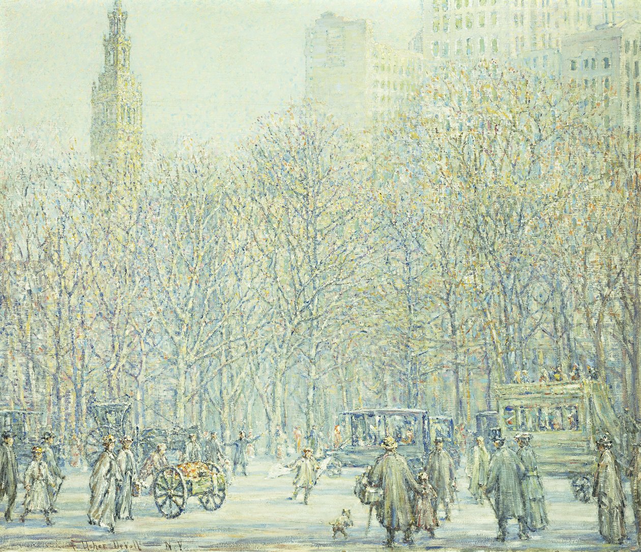 Tél New Yorkban alkotó: F. Usher de Voll