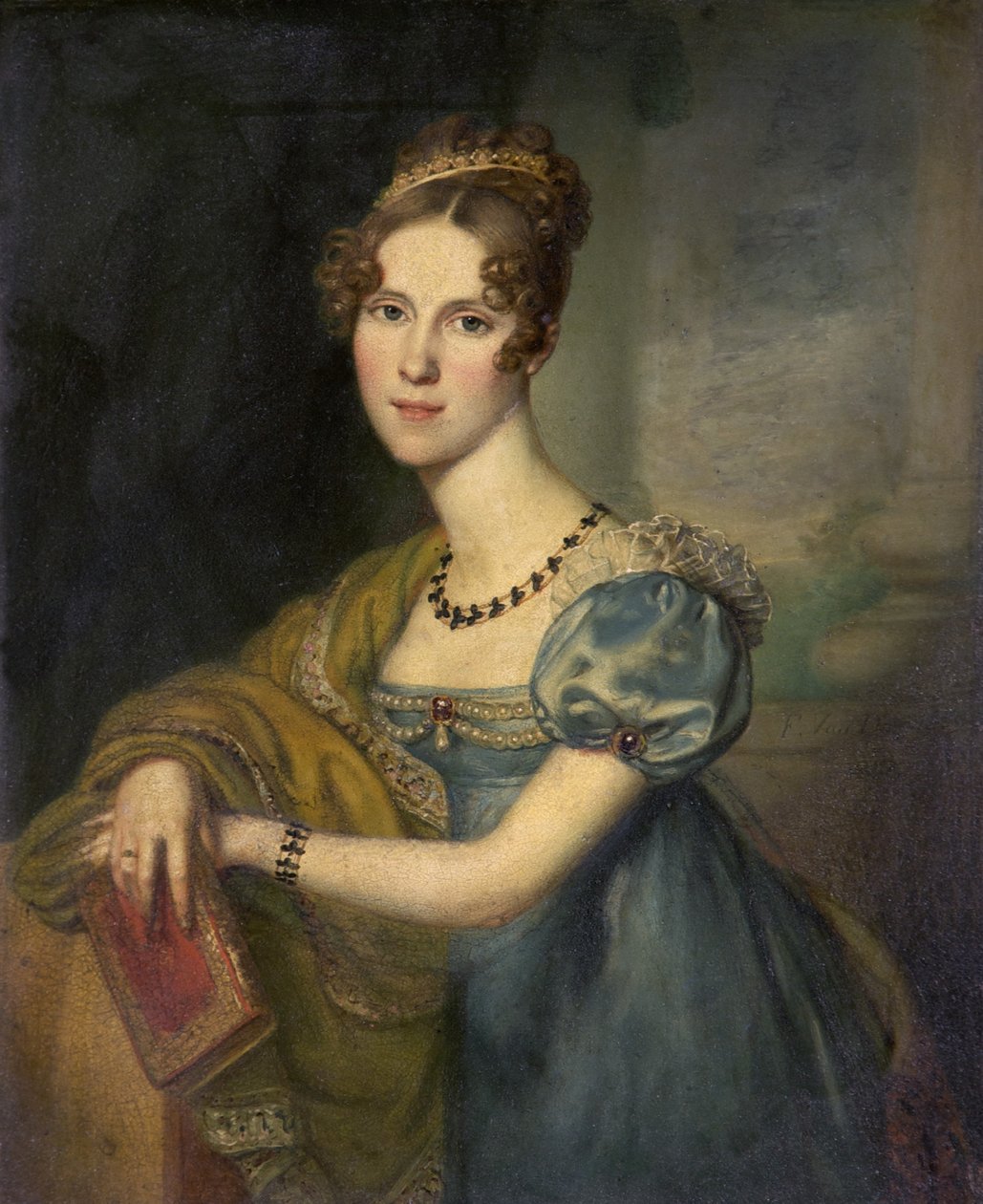 Henrietta Fane, Salis grófnő (olaj, réz) alkotó: F. Van Donne