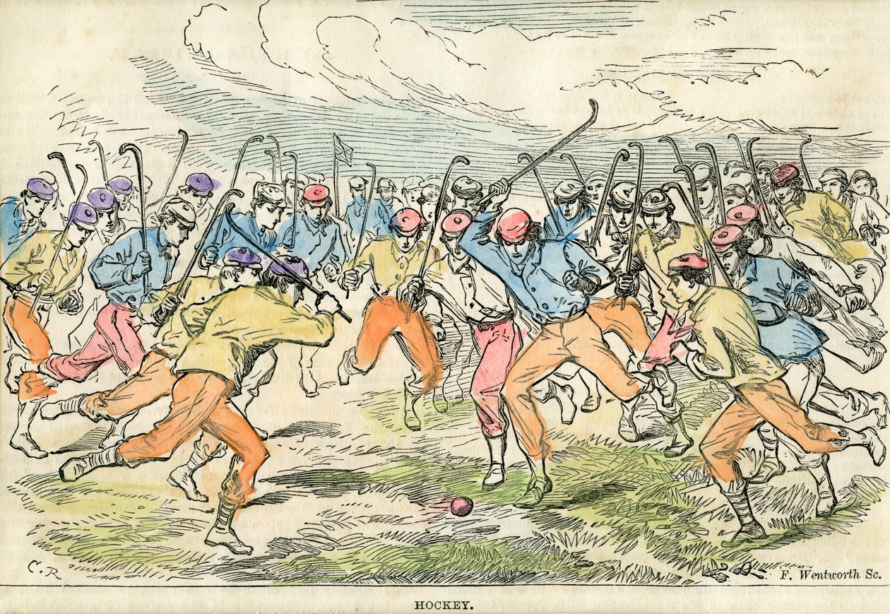 „Jégkorong”, 19. század. alkotó: F Wentworth