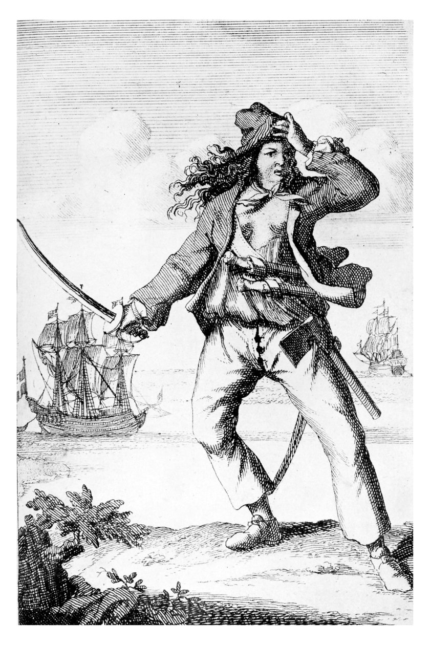 Mary Read - English female pirate alkotó: F. Wentworth