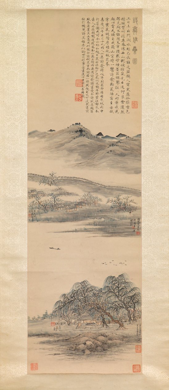 Elegáns összejövetel a költészeti fülkében alkotó: Fa Shishan et al., Chinese